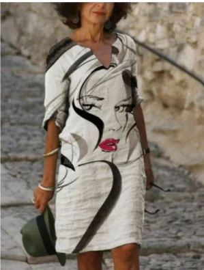 Isabella™ | Women’s Floral V-Neck Midi Dress