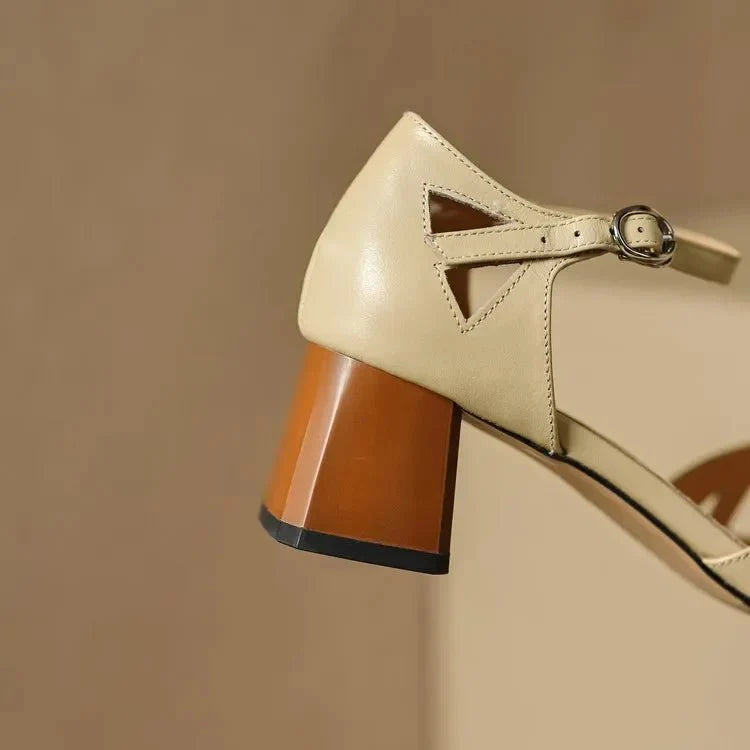 Wilhelmina™ | Caged Strappy Block Heels