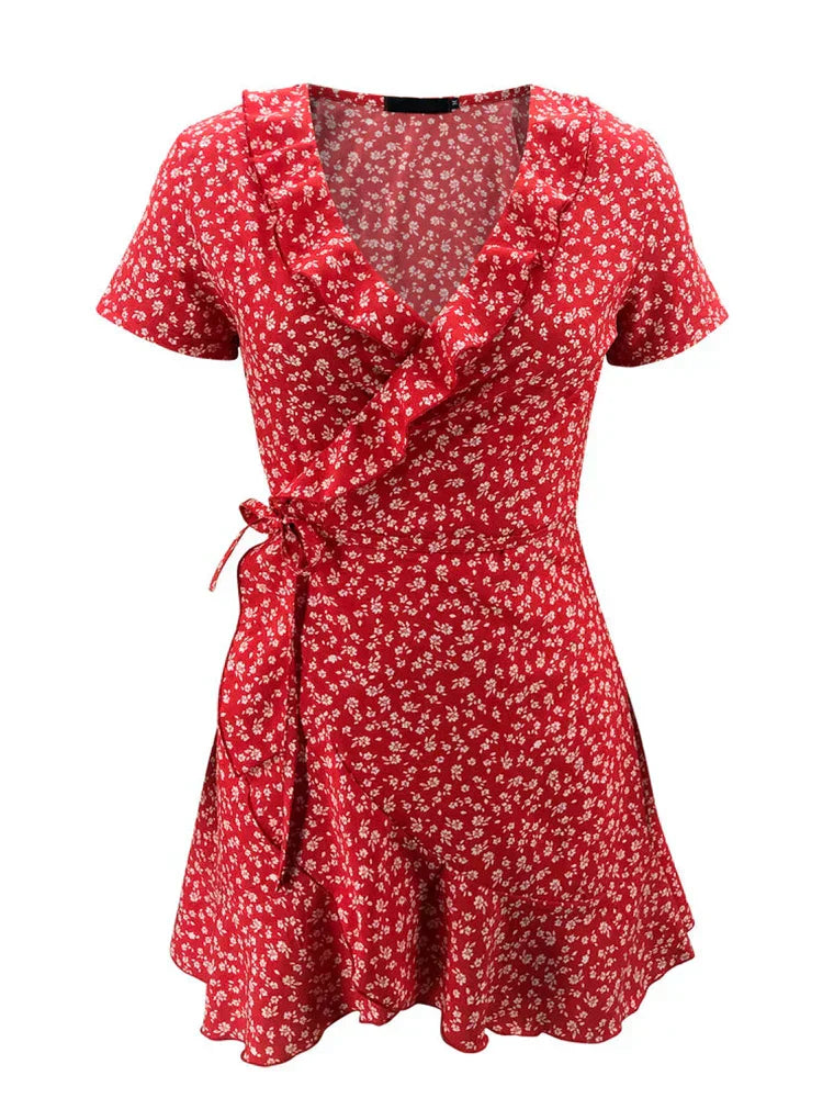Style200™ | Chloe - Floral Midi Dress for All Occasions