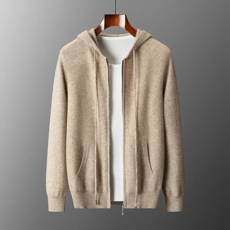 Harrow Cashmere-Feel Zip Hoodie