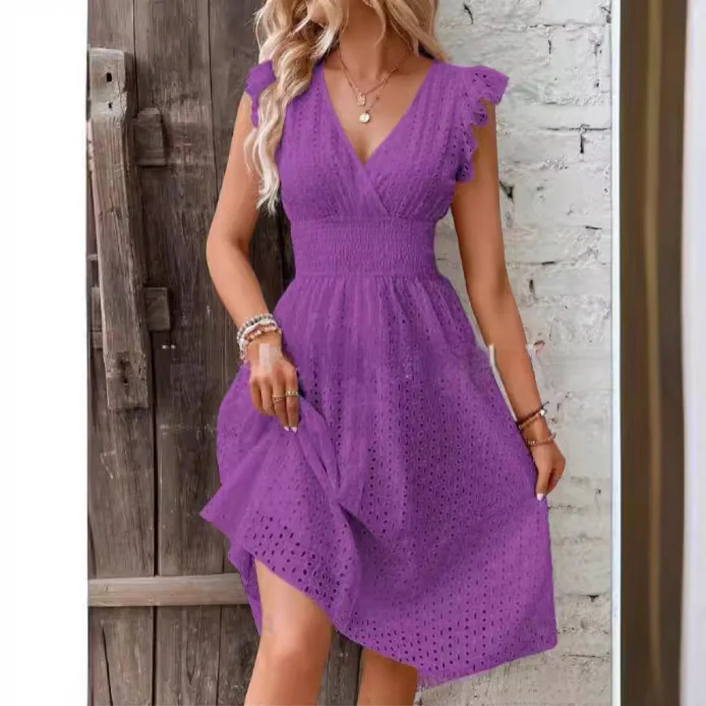 Nelly™ | Lisa - V-Neck Summer Dress