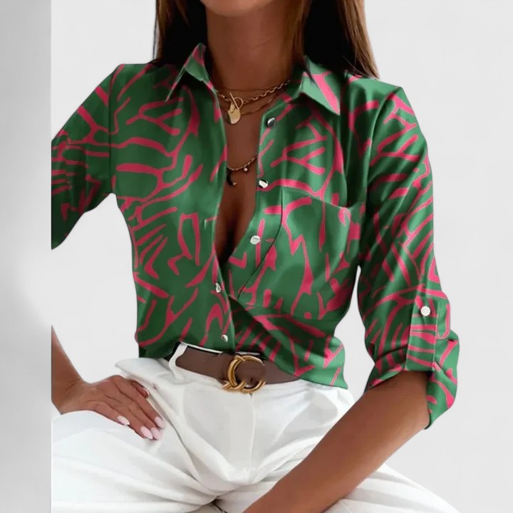 Lisette™ | Chic Long Sleeve Blouse for Any Occasion
