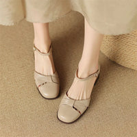 Augusta™ | Cutout Ankle Strap Block Heels
