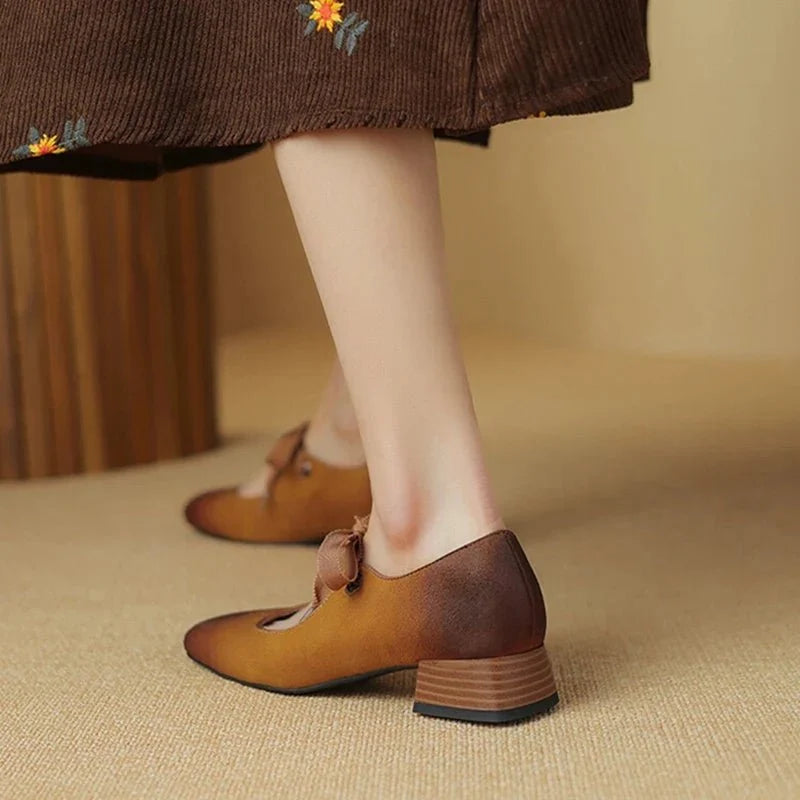 Ottoline™ | Ribbon Bow Mary Jane Heels