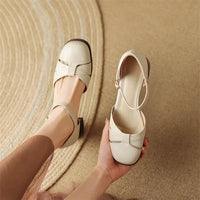 Augusta™ | Cutout Ankle Strap Block Heels