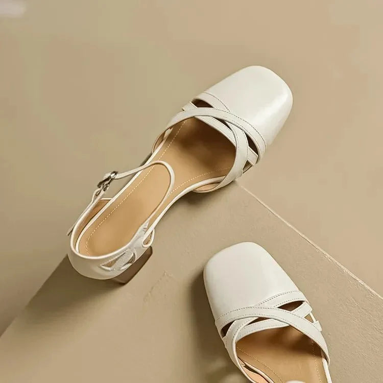 Wilhelmina™ | Caged Strappy Block Heels