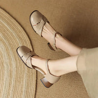 Augusta™ | Cutout Ankle Strap Block Heels