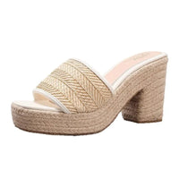 Cassandra™ | Woven Platform Espadrille Sandals