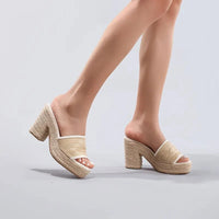 Cassandra™ | Woven Platform Espadrille Sandals