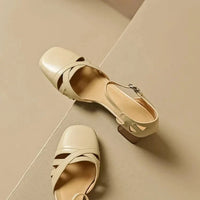 Wilhelmina™ | Caged Strappy Block Heels