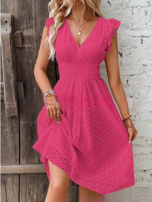 Nelly™ | Lisa - V-Neck Summer Dress