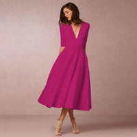 Allison™ | Women’s Elegant Flowing Midi Dress
