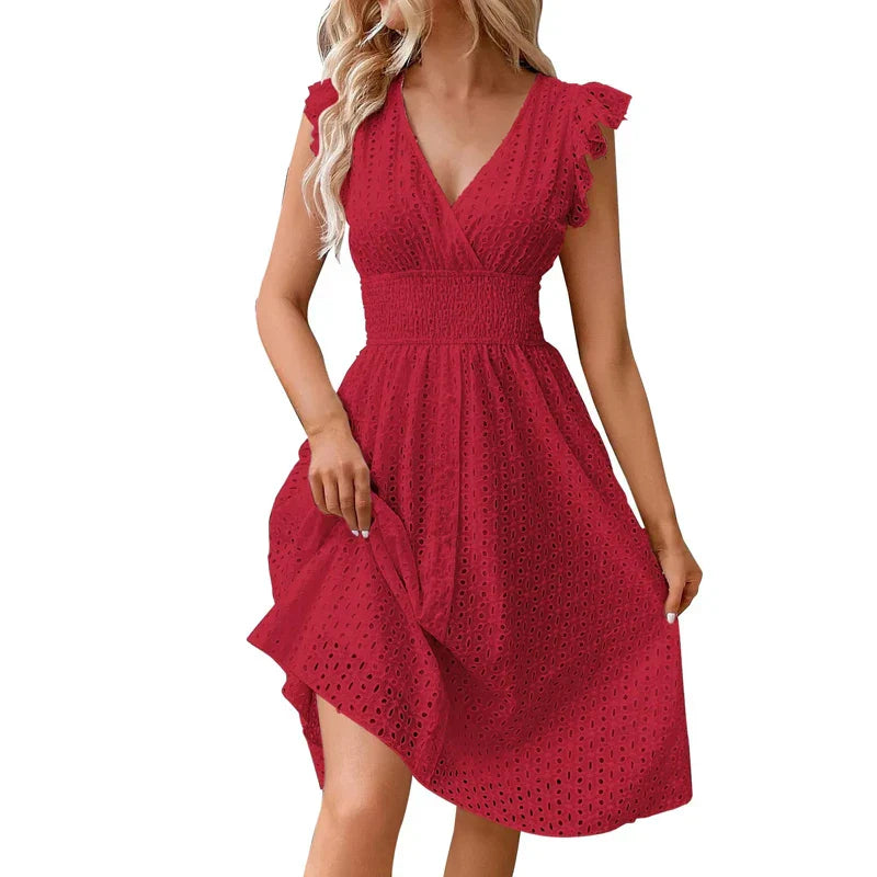 Nelly™ | Lisa - V-Neck Summer Dress