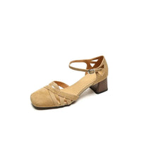 Wilhelmina™ | Caged Strappy Block Heels