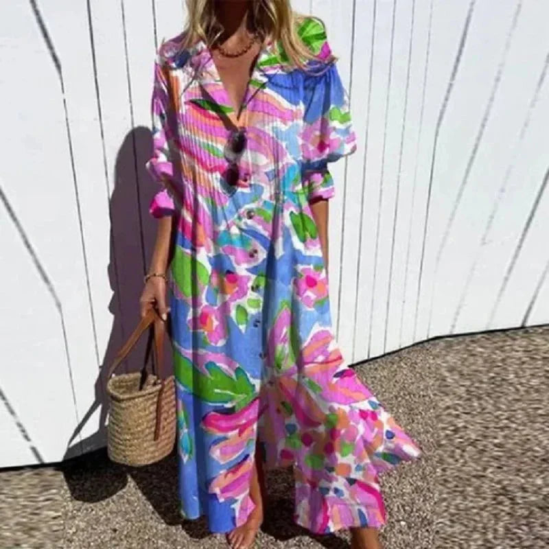 Rimmey™ | Boho Beach Dress for Summer Fun