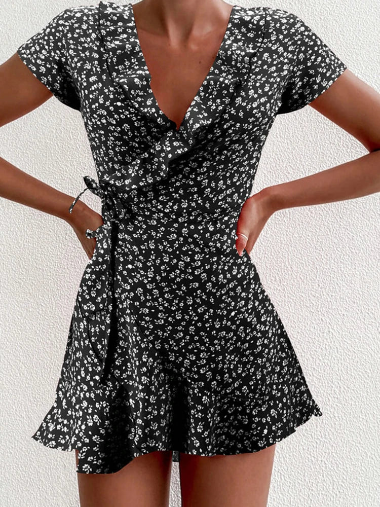 Style200™ | Chloe - Floral Midi Dress for All Occasions