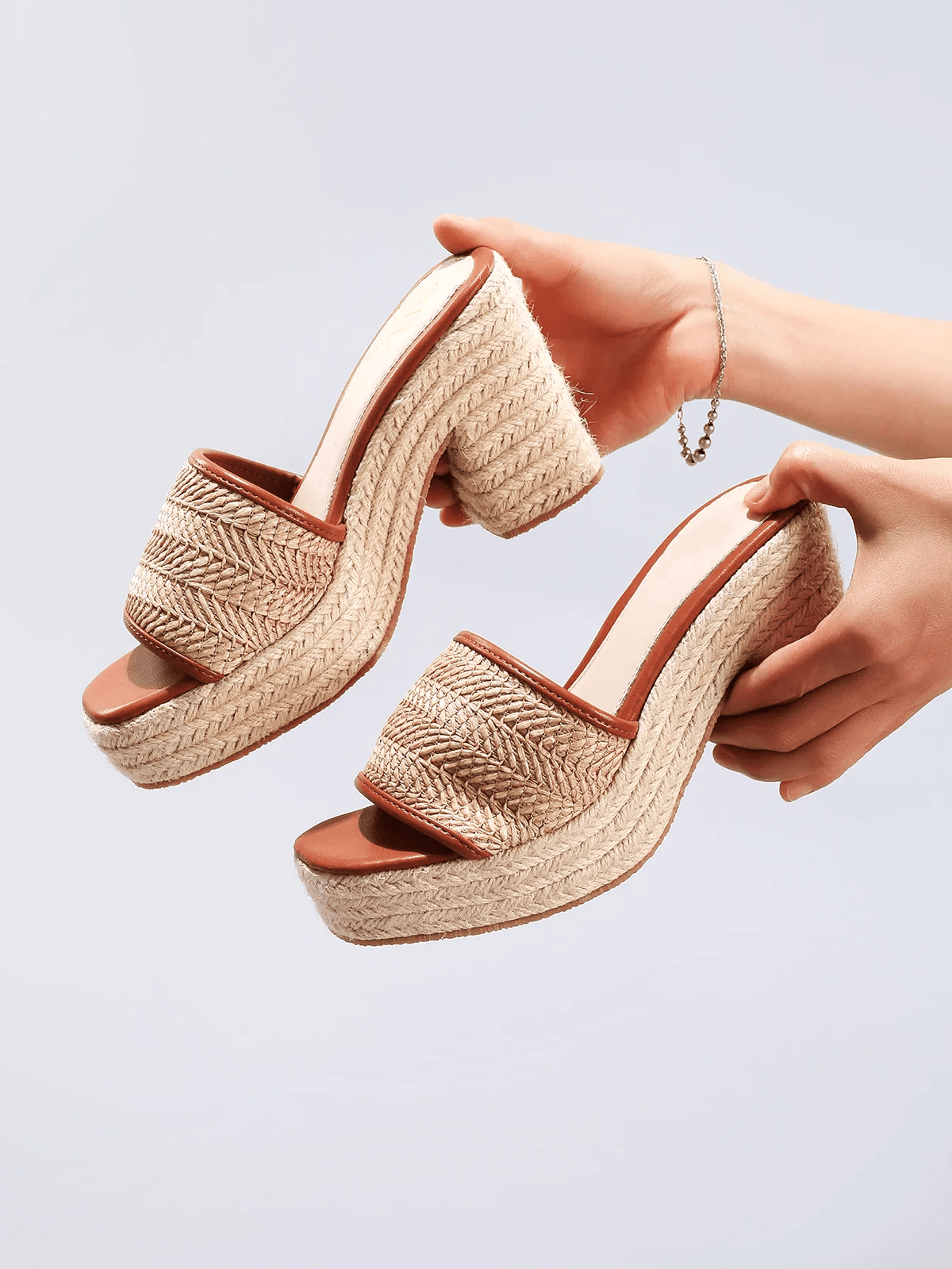 Cassandra™ | Woven Platform Espadrille Sandals