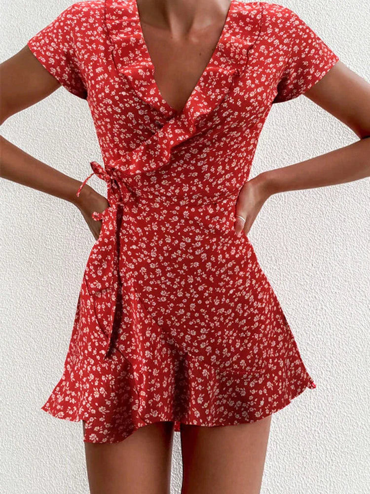 Style200™ | Chloe - Floral Midi Dress for All Occasions