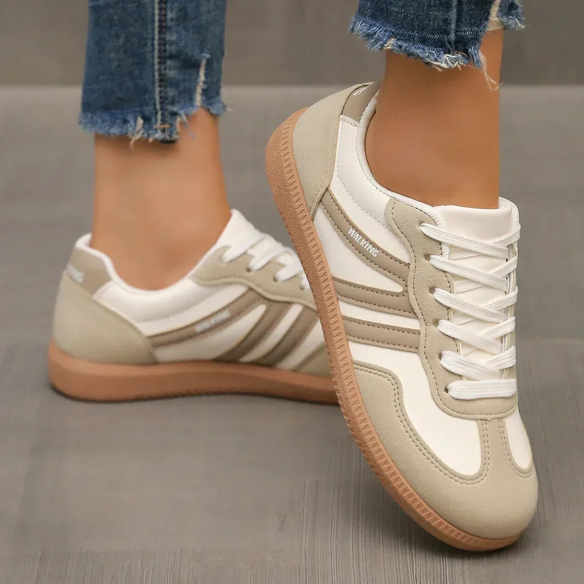 Elin™ | Aubrey - Stylish Low-Top Lace Sneakers for Everyday Wear