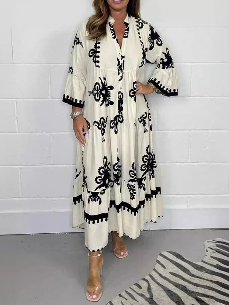 Valeen™ | Effortless Flowy Day Dress for Any Occasion