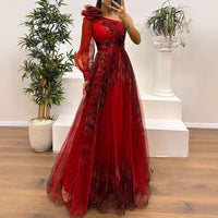 Simone™ | Trendy One Shoulder Wedding Guest Dress