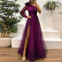 Simone™ | Trendy One Shoulder Wedding Guest Dress
