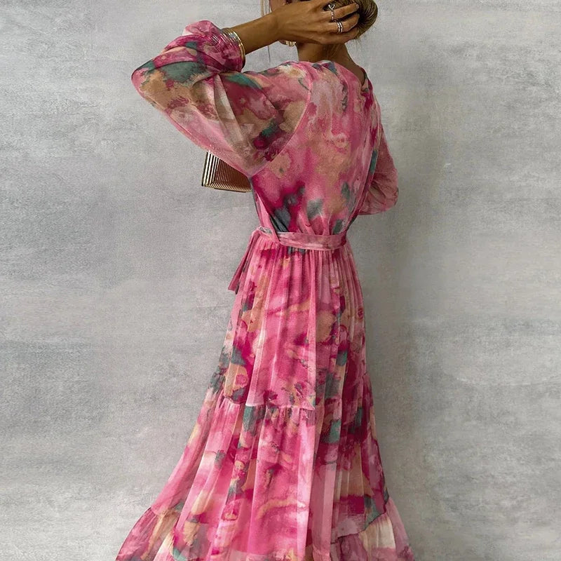 Brigitte™ | Emilyn - Floral Wedding Guest Dress