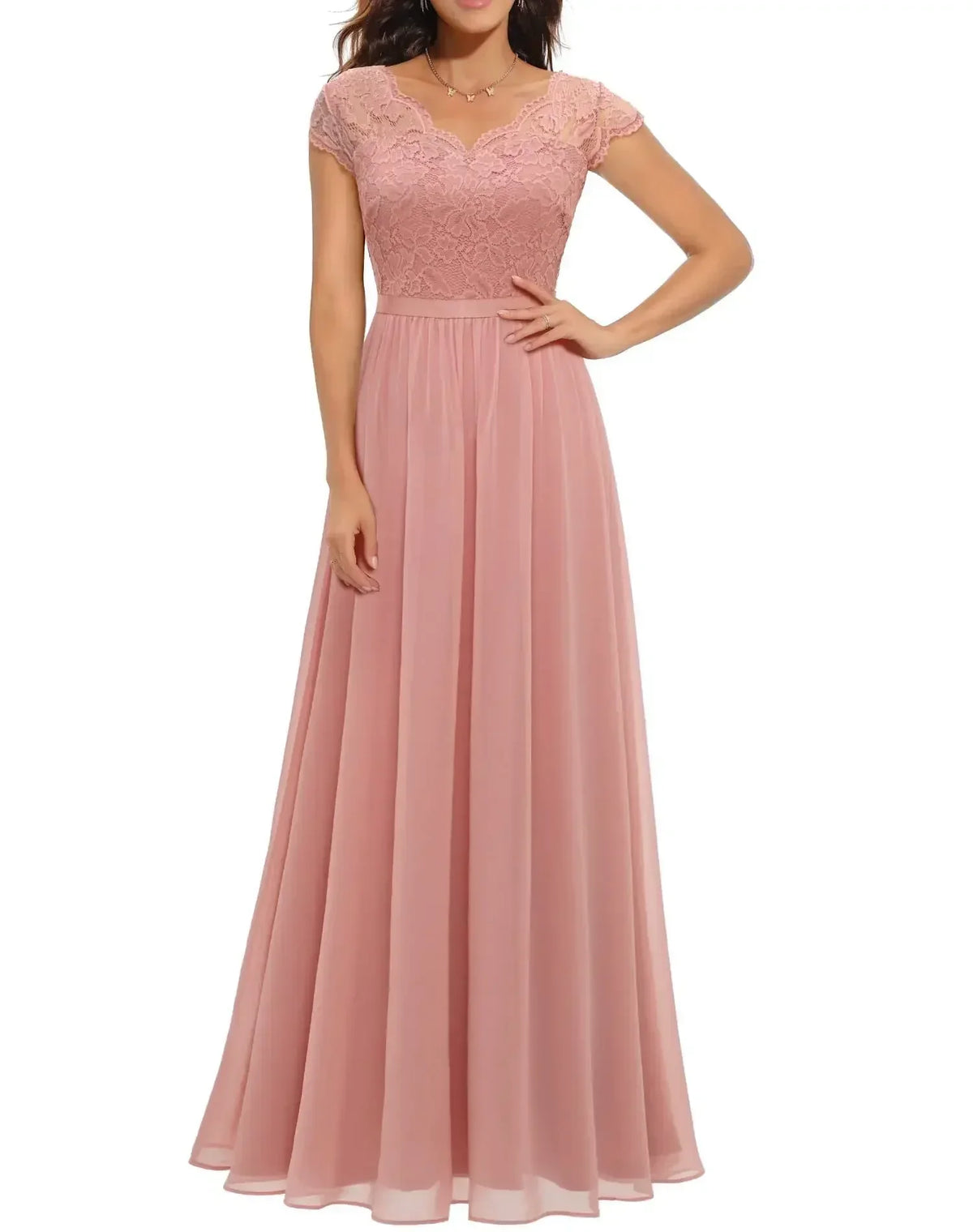 Diane™ | Women’s Elegant Lace Long Dress