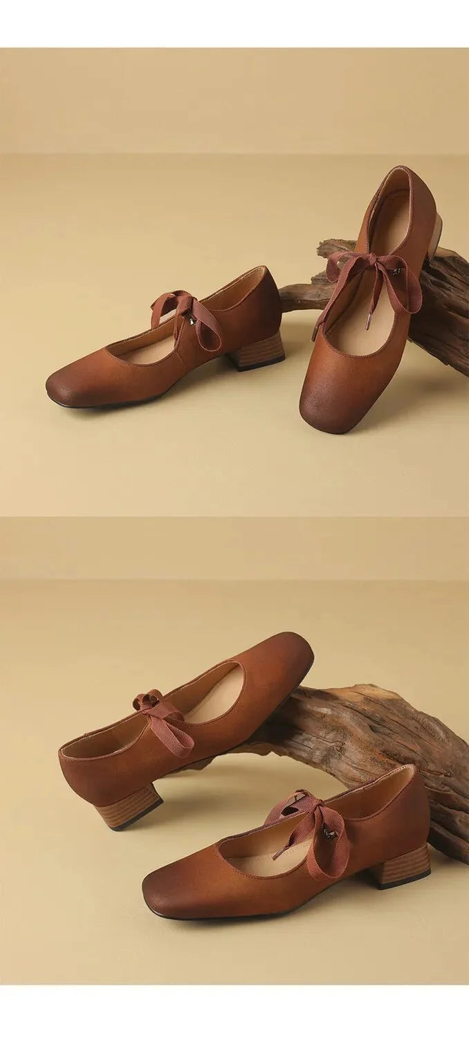 Ottoline™ | Ribbon Bow Mary Jane Heels
