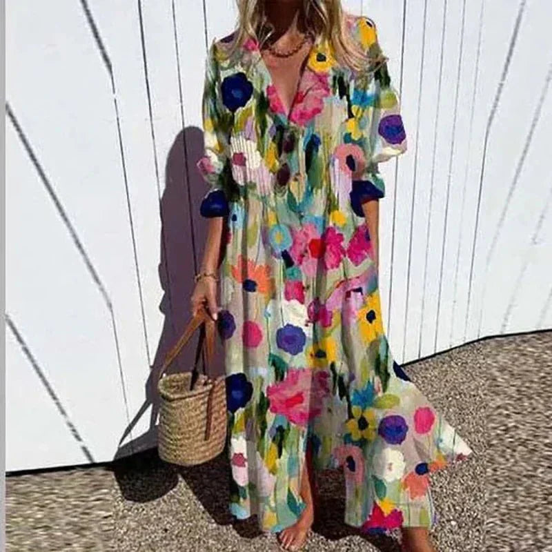 Rimmey™ | Boho Beach Dress for Summer Fun