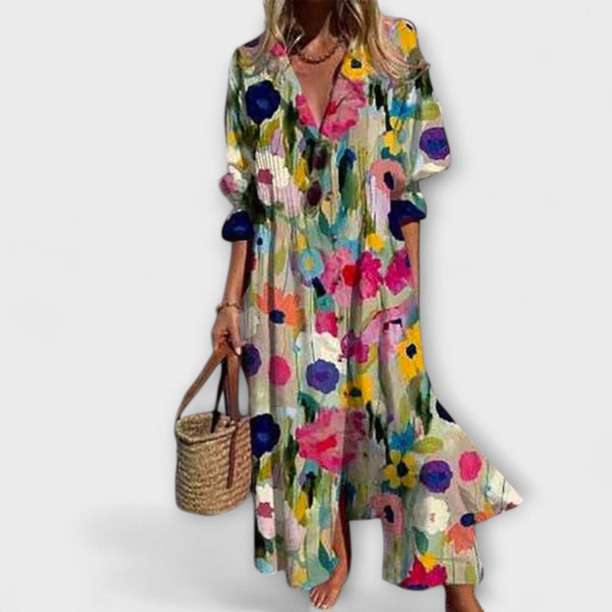Style200™ | Lila - Flattering Maxi Dress for Effortless Style