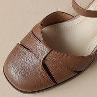 Augusta™ | Cutout Ankle Strap Block Heels