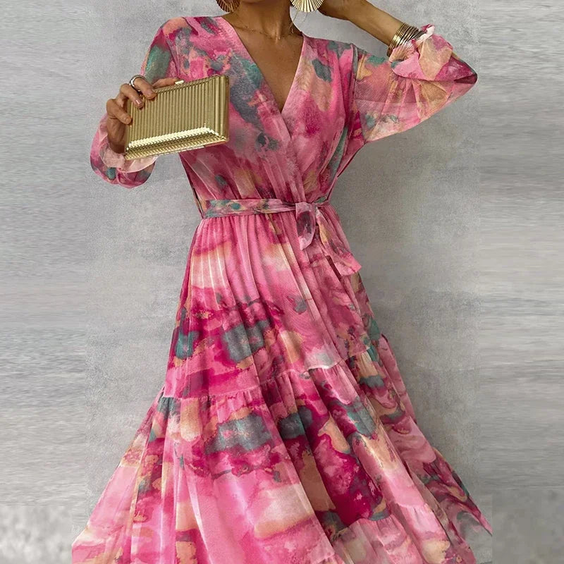 Brigitte™ | Emilyn - Floral Wedding Guest Dress