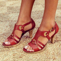 ROSA | Strappy Caged High Heels