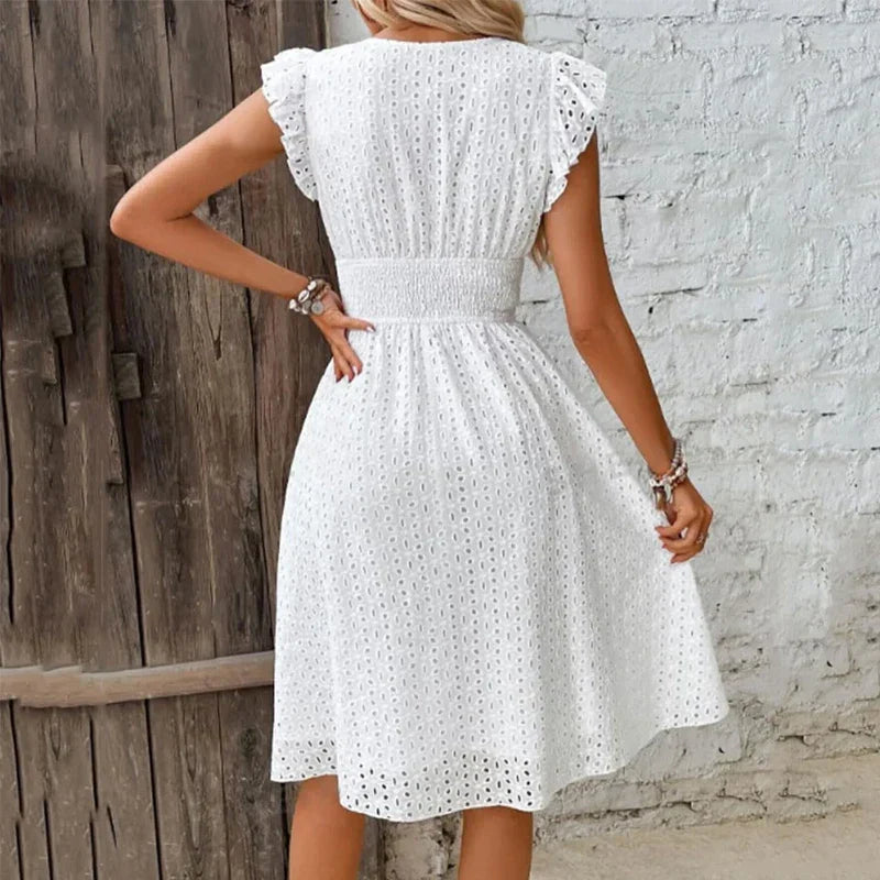 Nelly™ | Lisa - V-Neck Summer Dress