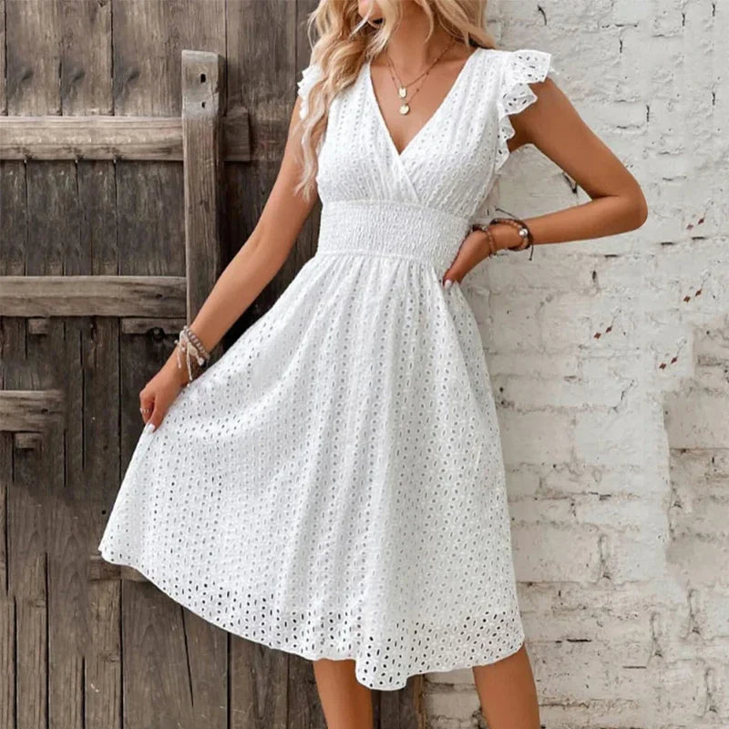 Nelly™ | Lisa - V-Neck Summer Dress