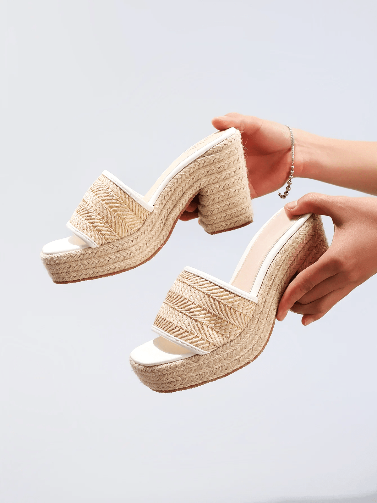 Cassandra™ | Woven Platform Espadrille Sandals