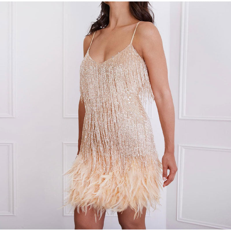 Rosette™ | Abigail - Glamorous Sequin Cocktail Dress