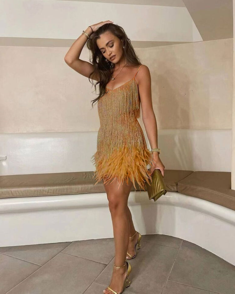 Rosette™ | Abigail - Glamorous Sequin Cocktail Dress