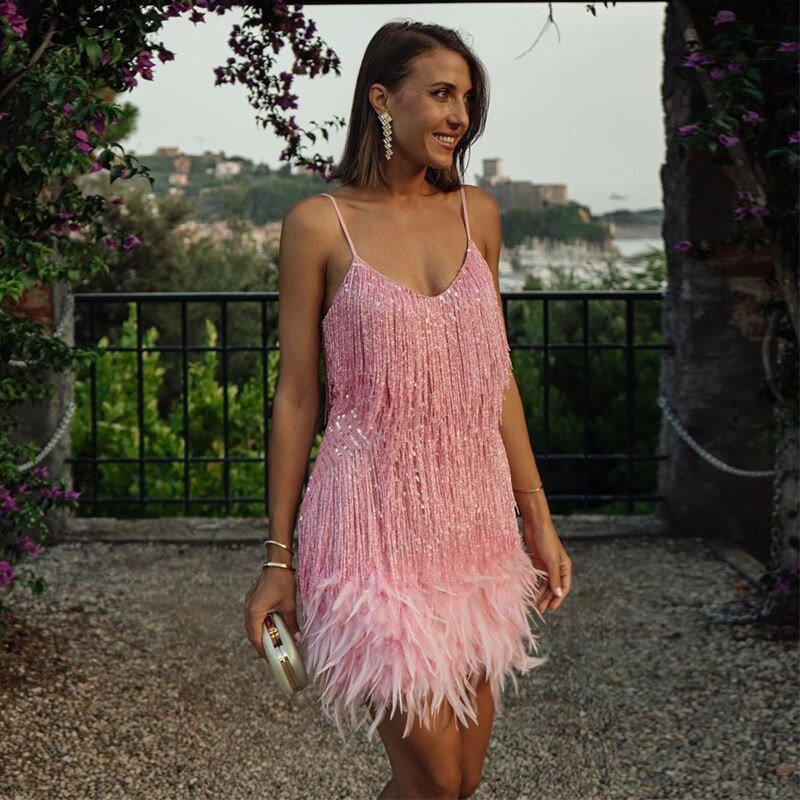 Style200™ | Stunning Sequin Evening Dress for Parties