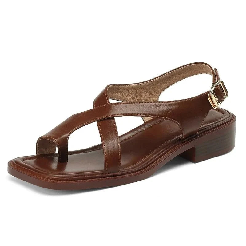 Monique™ | Thong Block Heel Sandals