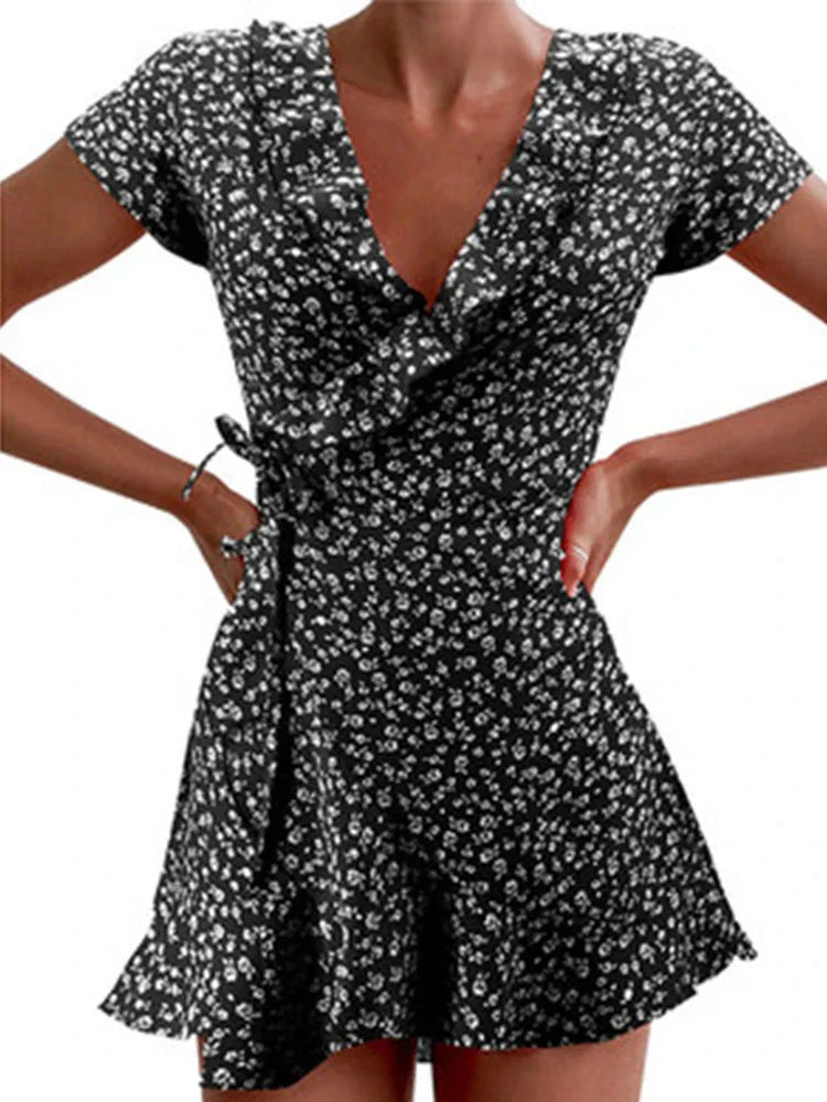 Style200™ | Chloe - Floral Midi Dress for All Occasions