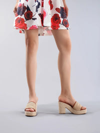 Cassandra™ | Woven Platform Espadrille Sandals