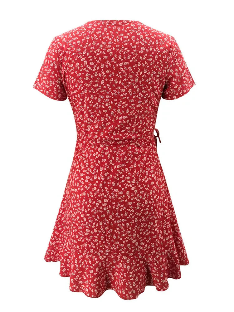 Style200™ | Chloe - Floral Midi Dress for All Occasions