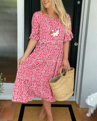 Style200™ | Zora Sable Midi Dress for Any Occasion