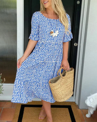 Style200™ | Zora Sable Midi Dress for Any Occasion