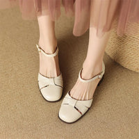 Augusta™ | Cutout Ankle Strap Block Heels