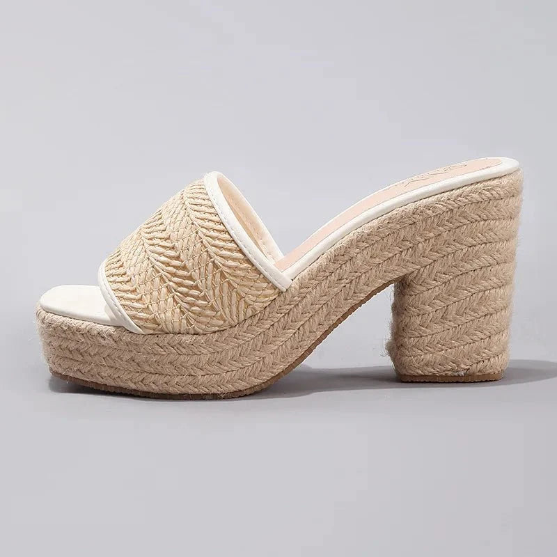 Cassandra™ | Woven Platform Espadrille Sandals