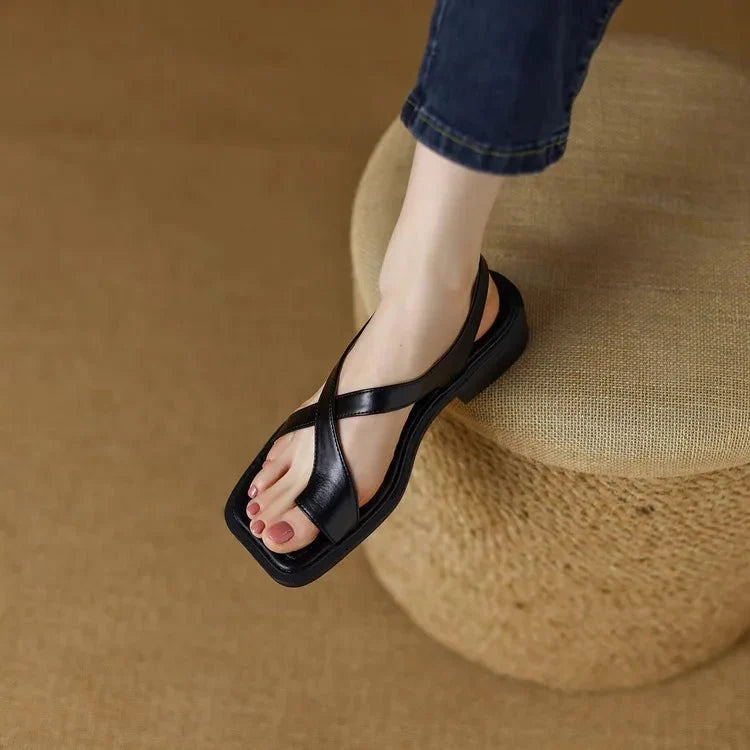 Monique™ | Thong Block Heel Sandals