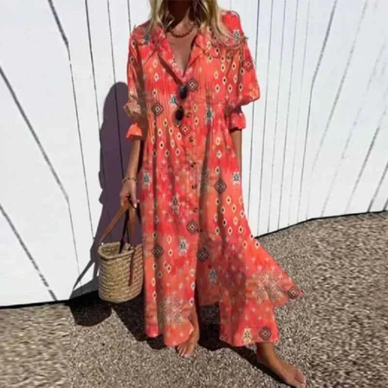 Rimmey™ | Boho Beach Dress for Summer Fun